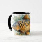 Watercolor Series: Carp Tasse (Vorderseite Links)