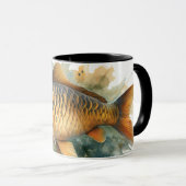 Watercolor Series: Carp Tasse (VorderseiteRechts)