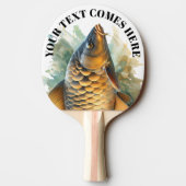 Watercolor Series: Carp Tischtennis Schläger (Rückseite)
