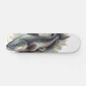 Watercolor Series: Catfish Skateboard (Horizontal)