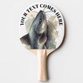 Watercolor Series: Catfish Tischtennis Schläger (Rückseite)