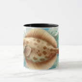 Watercolor Series: Flounder/Flatfish Tasse (Zentrum)