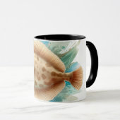 Watercolor Series: Flounder/Flatfish Tasse (VorderseiteRechts)