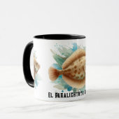 Watercolor Series: Flounder/Flatfish Tasse (Vorderseite Links)