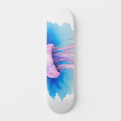 Watercolor Series: Jellyfish 2 Skateboard (Vorderseite)