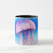 Watercolor Series: Jellyfish 2 Tasse (Zentrum)