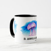 Watercolor Series: Jellyfish 2 Tasse (Vorderseite Links)