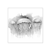 Watercolor Series: Jellyfish Gummistempel (Prägung)