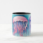 Watercolor Series: Jellyfish Tasse (Zentrum)