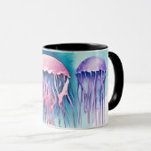 Watercolor Series: Jellyfish Tasse (VorderseiteRechts)