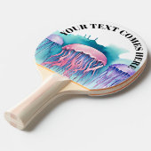 Watercolor Series: Jellyfish Tischtennis Schläger (Vorderseite)