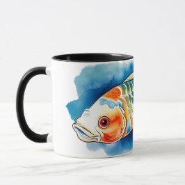 Watercolor Series: Koi Fish Tasse