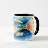 Watercolor Series: Koi Fish Tasse (VorderseiteRechts)