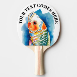 Watercolor Series: Koi Fish Tischtennis Schläger