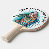 Watercolor Series: Lionfish Tischtennis Schläger (Vorderseite)