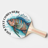 Watercolor Series: Lionfish Tischtennis Schläger (Seitenansicht)