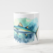 Watercolor Series: Mackerel Jumbo-Tasse (Vorderseite)