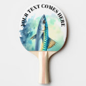 Watercolor Series: Mackerel Tischtennis Schläger (Rückseite)
