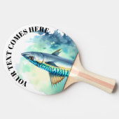 Watercolor Series: Mackerel Tischtennis Schläger (Seitenansicht)