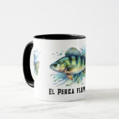 Watercolor Series: Perch Tasse (Vorderseite Links)