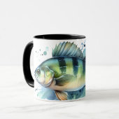 Watercolor Series: Perch Tasse (Vorderseite Links)