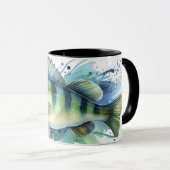 Watercolor Series: Perch Tasse (VorderseiteRechts)