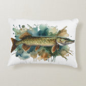 Watercolor Series: Pike Dekokissen (Rückseite)