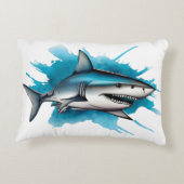 Watercolor Series: Shark Dekokissen (Rückseite)