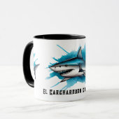 Watercolor Series: Shark Tasse (Vorderseite Links)