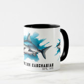 Watercolor Series: Shark Tasse (VorderseiteRechts)