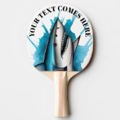 Watercolor Series: Shark Tischtennis Schläger (Rückseite)