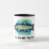 Watercolor Series: Trout/Salmon Tasse (Zentrum)