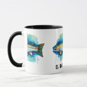 Watercolor Series: Trout/Salmon Tasse (Links)