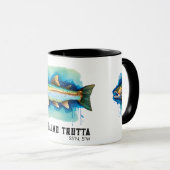 Watercolor Series: Trout/Salmon Tasse (VorderseiteRechts)