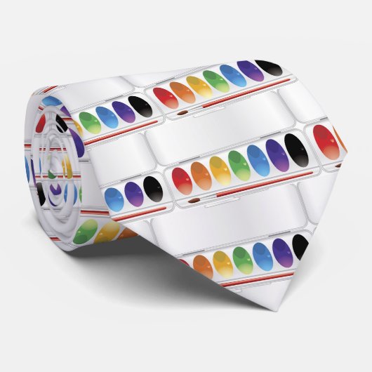 "WATERCOLOR-SET-" KRAWATTE (Gerollt)