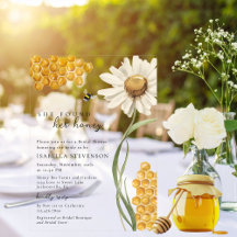 Watercolor She Found Her Honey Bridal Shower Theme