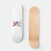 watercolor skater skateboard (Vorderseite)