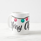 Watercolor Skript der personalisierten, frohen Kaffeetasse (Vorderseite Links)