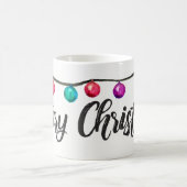 Watercolor Skript der personalisierten, frohen Kaffeetasse (Mittel)