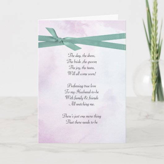 watercolor sky  Be my bridemaid card Einladung (Vorderseite)