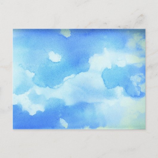 Watercolor Sky Postkarte (Vorderseite)