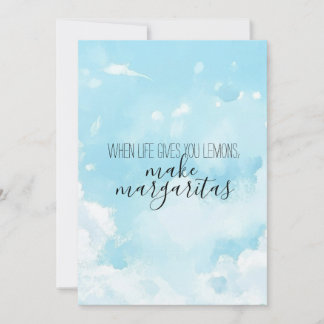 Watercolor Sky Thank You Card Einladung