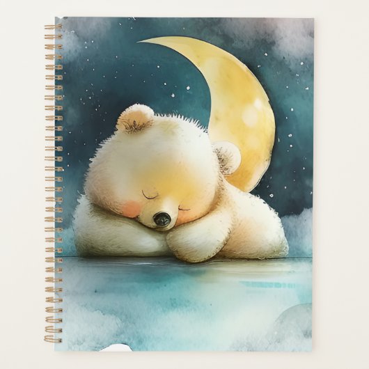 Watercolor Sleeping Bear Planer (Vorderseite)
