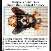 Watercolor Small Cowboy Sheriff Dog DP3 Decoupage Seidenpapier