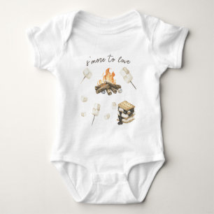 Watercolor S'More-Baby-Party Baby Strampler