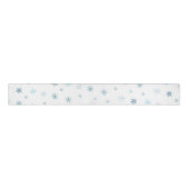 Watercolor Snowflakes Grosgrain Ribbon Ripsband (Vorderseite)
