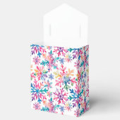 Watercolor Snowflakes Pattern Geschenkschachtel (Geöffnet)