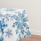 Watercolor Snowflakes Pattern Tischdecke (Beispiel)