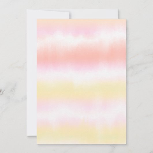 Watercolor Sommer Flamingos Weihnachten im Juli Einladung (Rückseite)