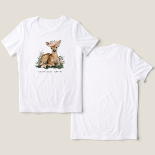 Watercolor Sommermädchen Mommy To Be Tri-Blend Shirt